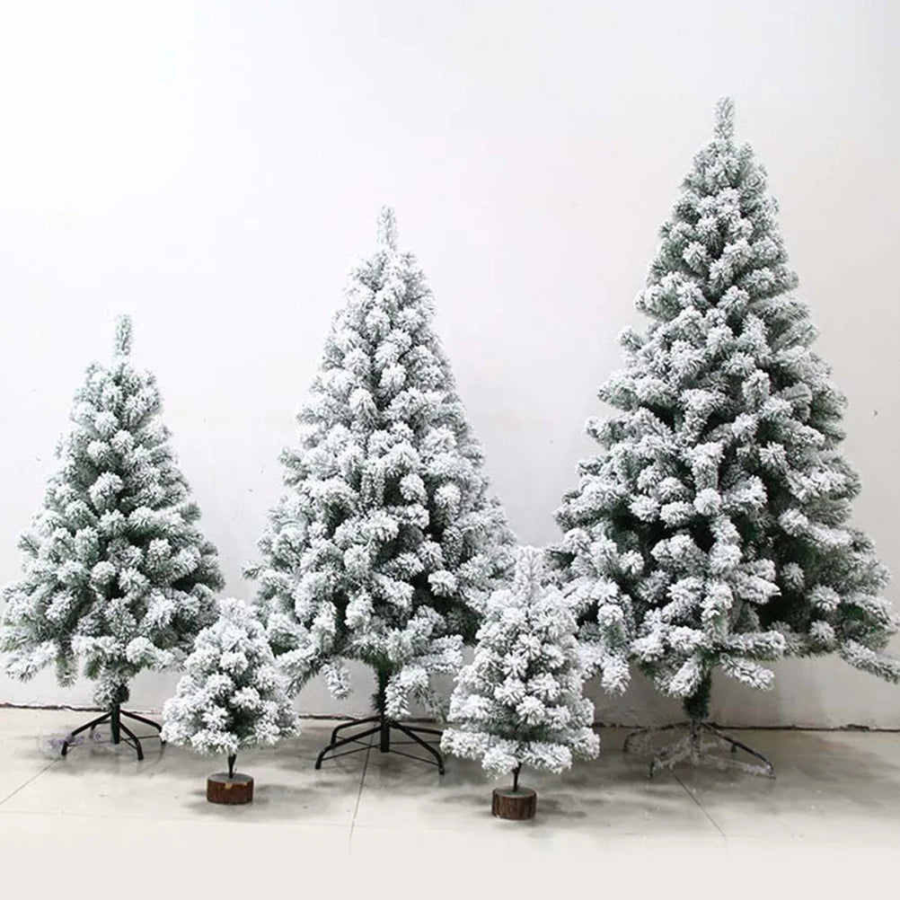 Árvore de Natal Artificial Pinheiro Grande Adorável Decoração de Natal Adorno Branco Requintado