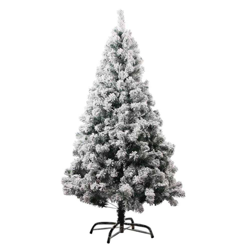 Árvore de Natal Artificial Pinheiro Grande Adorável Decoração de Natal Adorno Branco Requintado
