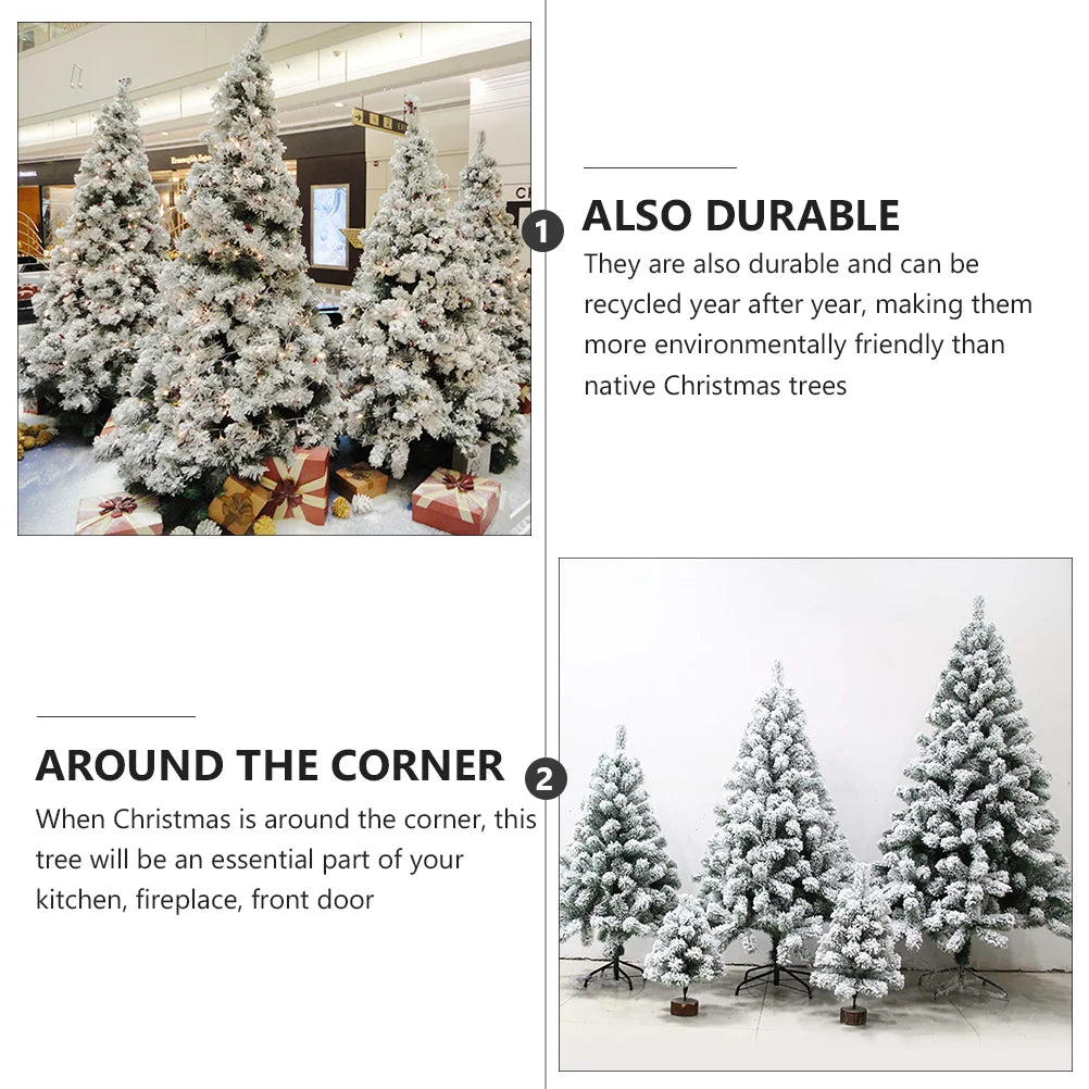Árvore de Natal Artificial Pinheiro Grande Adorável Decoração de Natal Adorno Branco Requintado