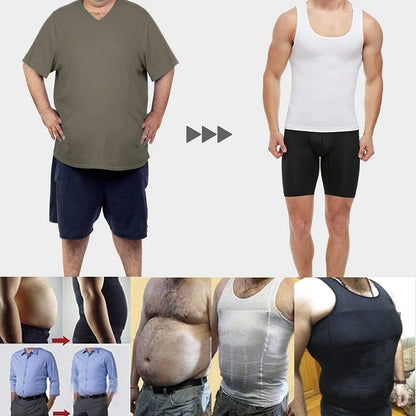 Homens Emagrecimento Corpo Shaper Barriga Controle Shapewear Homem Shapers Modelagem Roupa Interior Cintura Treinador Postura Corretiva Colete Espartilho