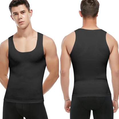 Homens Emagrecimento Corpo Shaper Barriga Controle Shapewear Homem Shapers Modelagem Roupa Interior Cintura Treinador Postura Corretiva Colete Espartilho