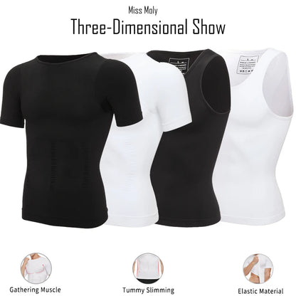 Homens Emagrecimento Corpo Shaper Barriga Controle Shapewear Homem Shapers Modelagem Roupa Interior Cintura Treinador Postura Corretiva Colete Espartilho