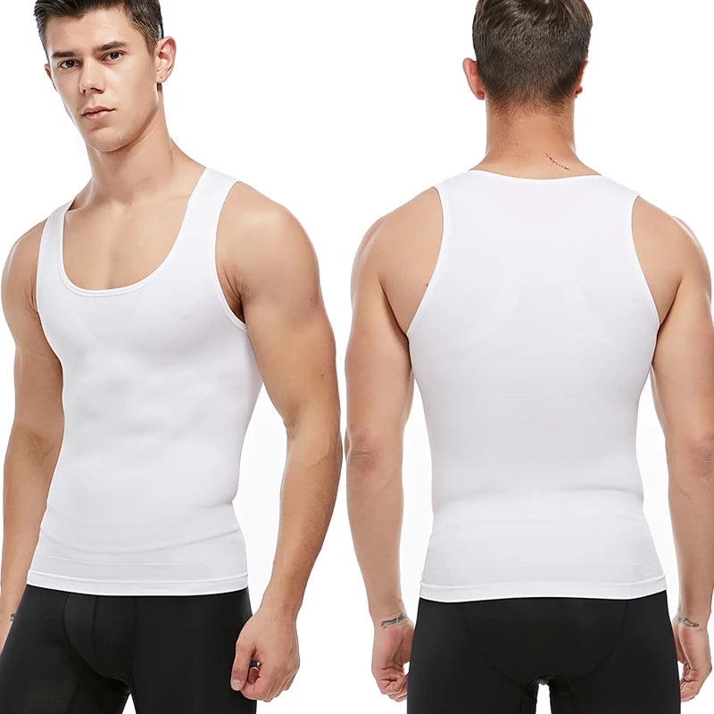 Homens Emagrecimento Corpo Shaper Barriga Controle Shapewear Homem Shapers Modelagem Roupa Interior Cintura Treinador Postura Corretiva Colete Espartilho