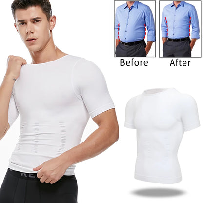 Homens Emagrecimento Corpo Shaper Barriga Controle Shapewear Homem Shapers Modelagem Roupa Interior Cintura Treinador Postura Corretiva Colete Espartilho