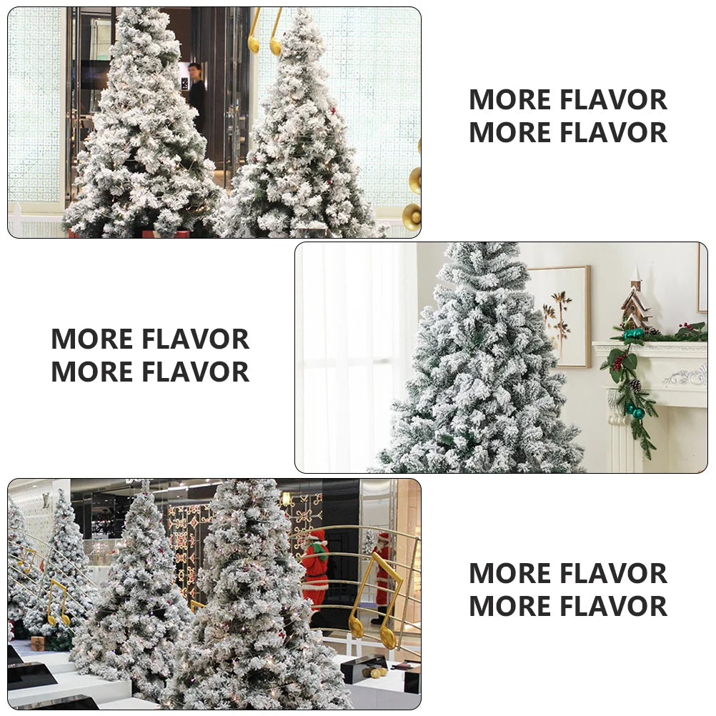 Árvore de Natal Artificial Pinheiro Grande Adorável Decoração de Natal Adorno Branco Requintado